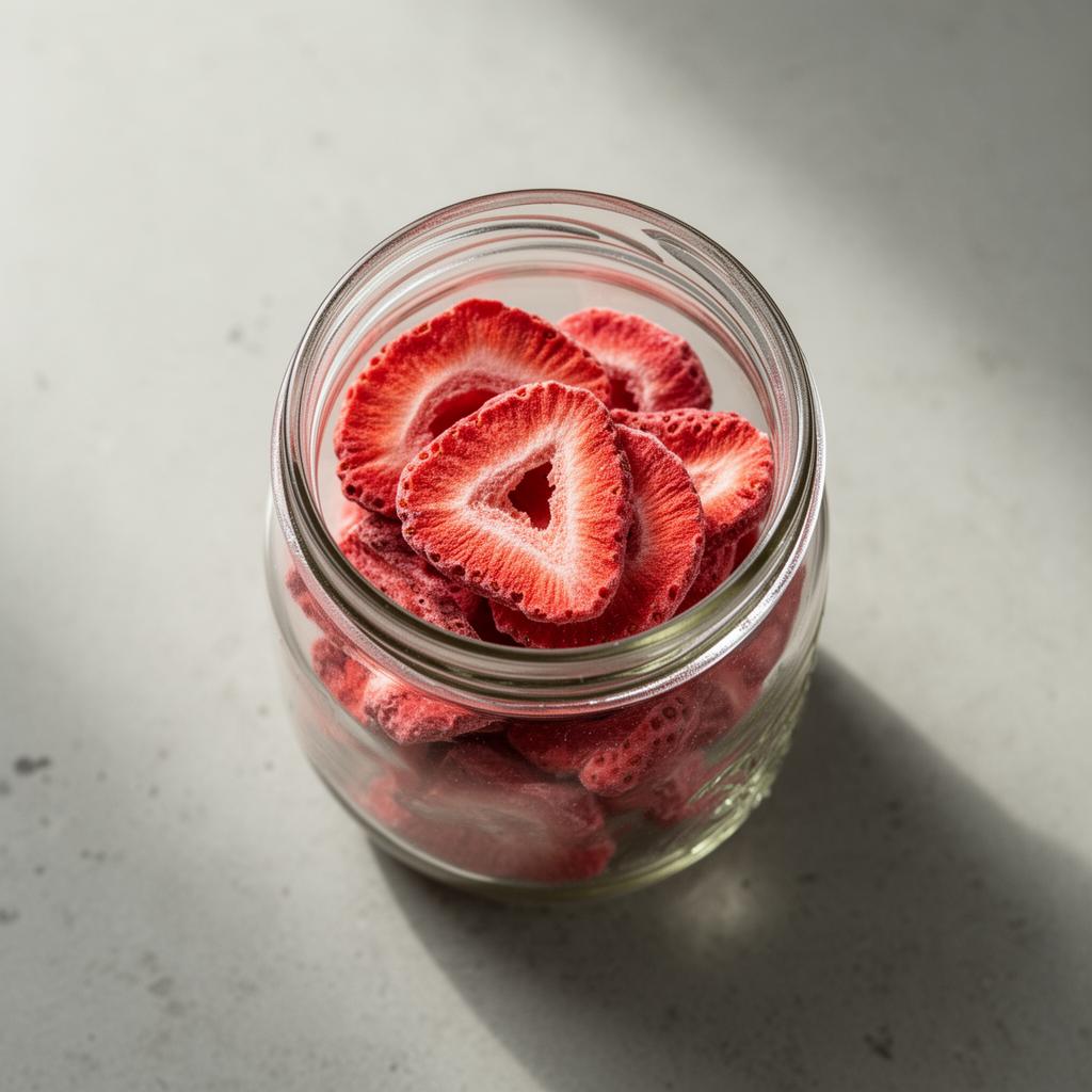Vriesgedroogde Aardbei