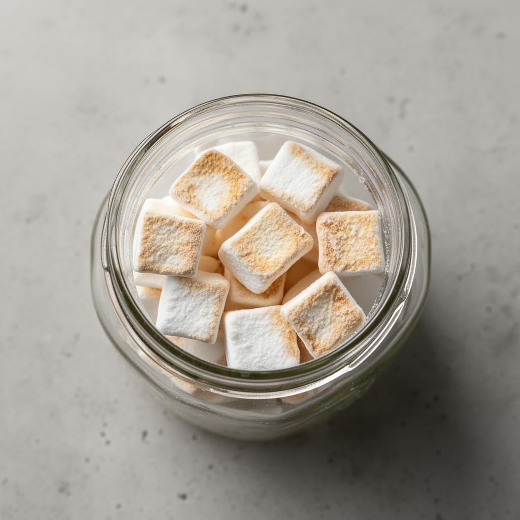 Vriesgedroogde Marshmallow